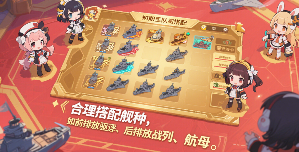 碧蓝航线如何选择适合自己的初始舰娘和初期阵容？插图1