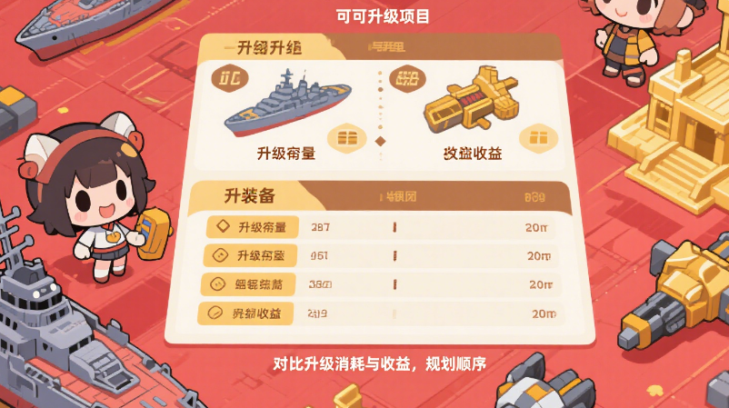 图片[3]-碧蓝航线如何根据自身需求和资源状况，合理规划升级顺序？-星界云手机攻略站