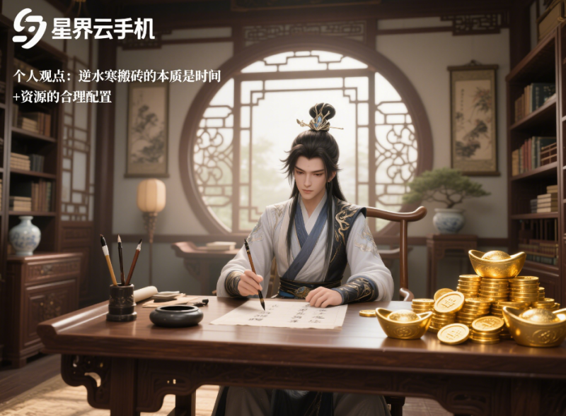 逆水寒搬砖一天能赚多少？实测3种方法月入过万-星界云手机攻略站