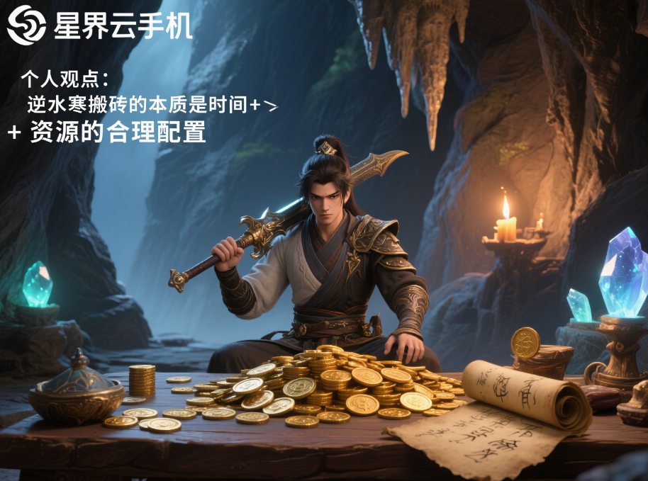 图片[2]-逆水寒搬砖一天能赚多少？实测3种方法月入过万-星界云手机攻略站