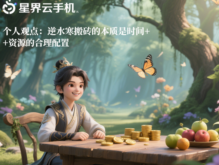 图片[3]-逆水寒搬砖一天能赚多少？实测3种方法月入过万-星界云手机攻略站