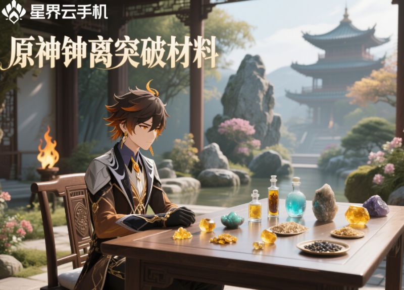 原神钟离突破材料和天赋突破材料一览表:1-90级全材料清单及速刷攻略-星界云手机攻略站