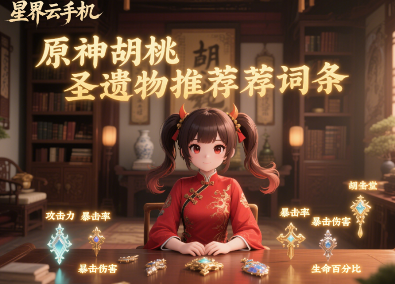 原神胡桃圣遗物推荐词条：3 套毕业方案 + 词条搭配攻略-星界云手机攻略站