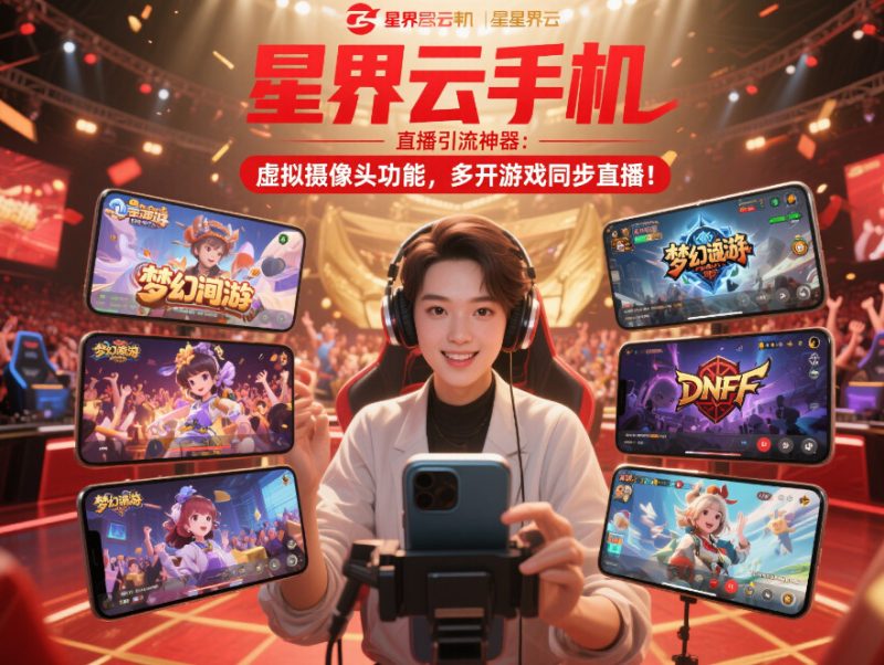 直播互娱新玩法:云手机带来的惊喜-星界云手机攻略站