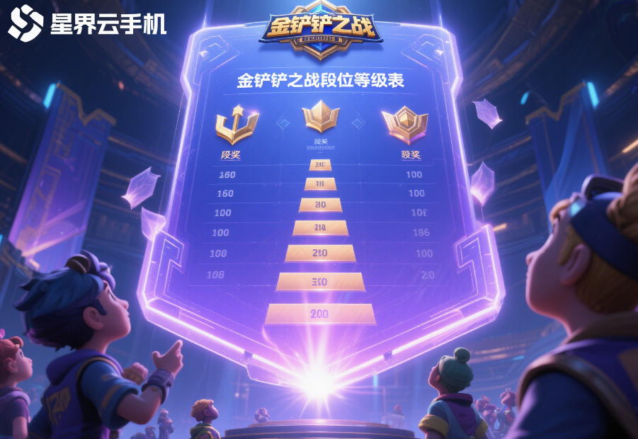 金铲铲段位等级表2025最新版！如何从黑铁到王者？看完这篇就够了-星界云手机攻略站