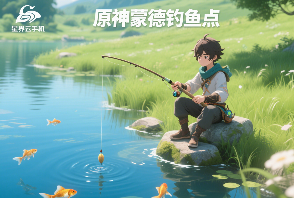 原神蒙德钓鱼点全攻略：6大高收益点位分布图+钓鱼技巧-星界云手机攻略站