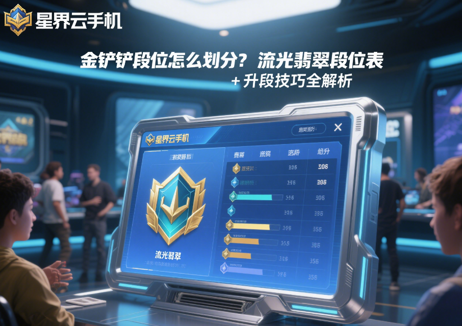 金铲铲段位怎么划分？流光翡翠段位表+升段技巧全解析-星界云手机攻略站