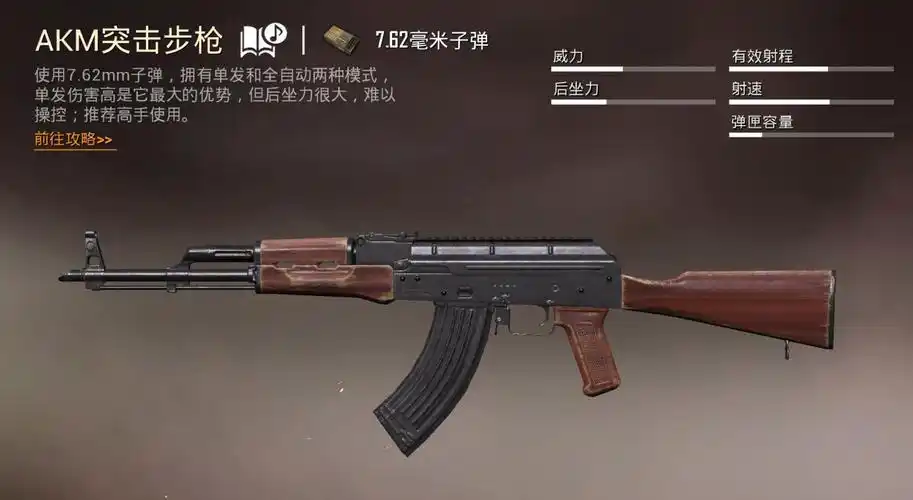 《和平精英》AKM:高伤突击步枪的魅力与挑战插图 《和平精英》AKM:高伤突击步枪的魅力与挑战插图