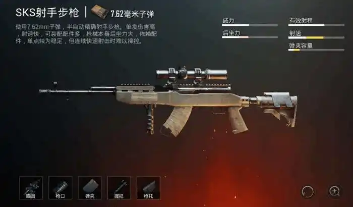 和平精英 SKS:射手步枪中的中坚力量插图 和平精英 SKS:射手步枪中的中坚力量插图