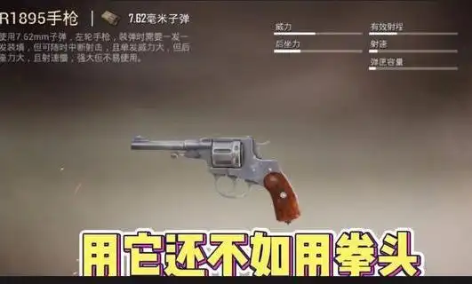 和平精英 R1895:高伤低容错的左轮战士插图 和平精英 R1895:高伤低容错的左轮战士插图