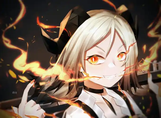 《明日方舟》伊芙利特:燃烧的战场主宰插图 《明日方舟》伊芙利特:燃烧的战场主宰插图