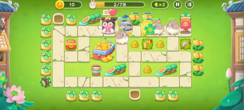 保卫萝卜 4 沙漠 4 关全星攻略：多重箭控场与冰冻星联动战术（2025 版本深度解析）-星界云手机攻略站