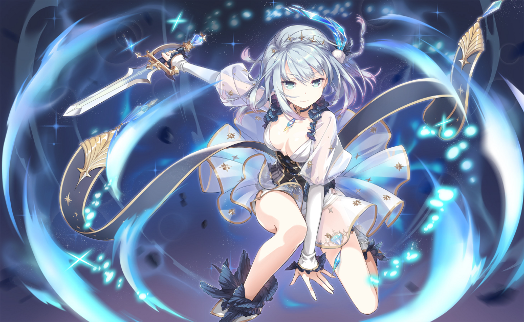 加贺见真良:《魔法少女小圆 Magia Exedra》中的光属性特攻型魔法少女插图 加贺见真良:《魔法少女小圆 Magia Exedra》中的光属性特攻型魔法少女插图