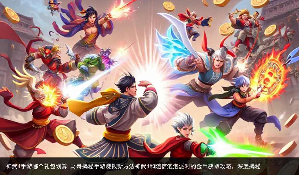 神武4手游哪个礼包划算_财哥揭秘手游赚钱新方法神武4和随信泡泡派对的金币获取攻略，深度揭秘