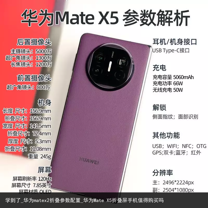 学到了_华为matex2折叠参数配置_华为Mate X5折叠屏手机值得购买吗