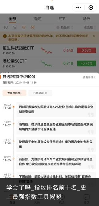 学会了吗_指数排名前十名_史上最强指数工具揭晓