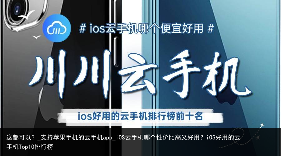 这都可以？_支持苹果手机的云手机app_iOS云手机哪个性价比高又好用？iOS好用的云手机Top10排行榜
