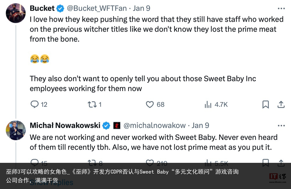 巫师3可以攻略的女角色_《巫师》开发方CDPR否认与Sweet Baby“多元文化顾问”游戏咨询公司合作，满满干货