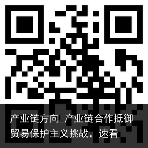 产业链方向_产业链合作抵御贸易保护主义挑战，速看