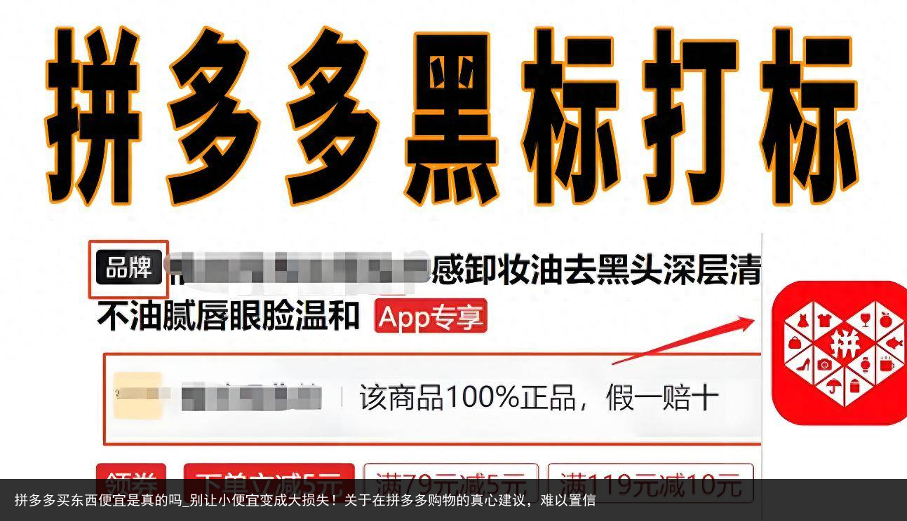 拼多多买东西便宜是真的吗_别让小便宜变成大损失！关于在拼多多购物的真心建议，难以置信
